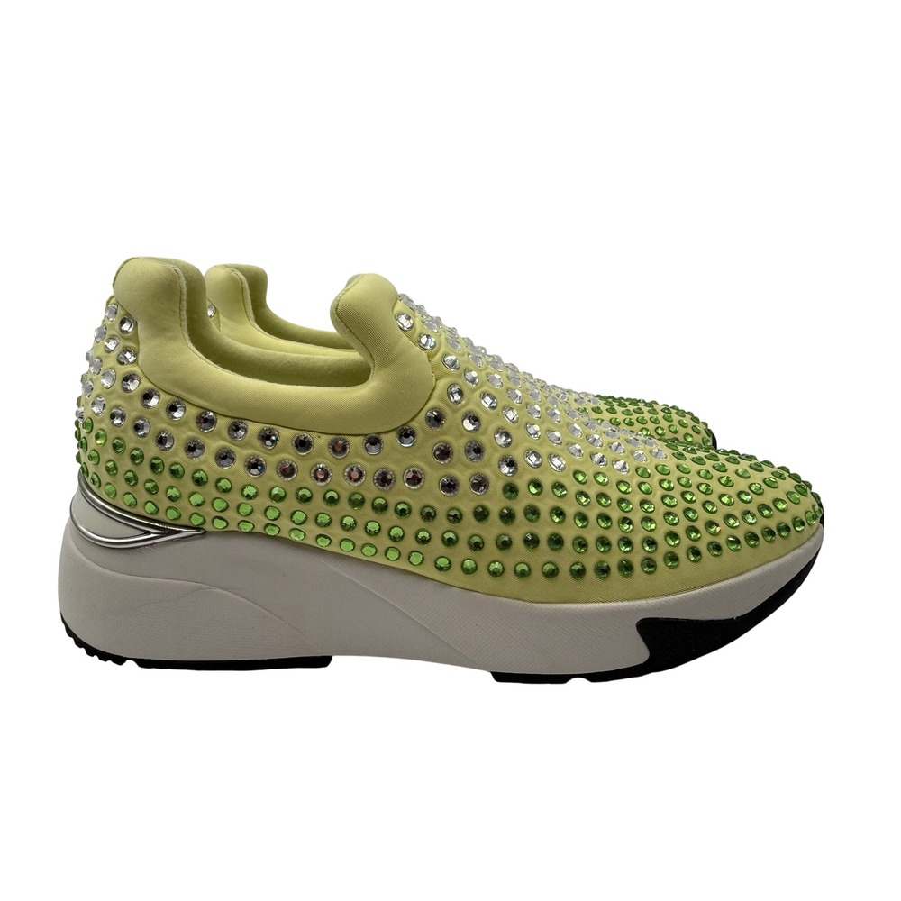 INC International Concepts Sneakers Womens 8.5 Excellent Rhinestone‎ SlipOn